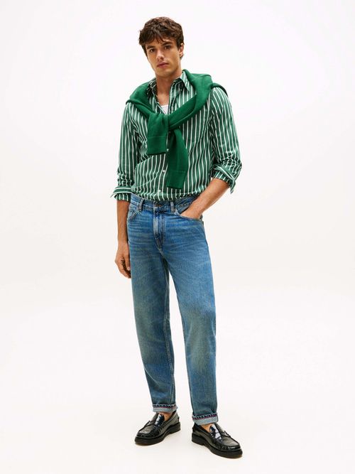 Camisa-de-rayas-TH-Flex-de-hombre-Tommy-Hilfiger-MW0MW40456-0CG