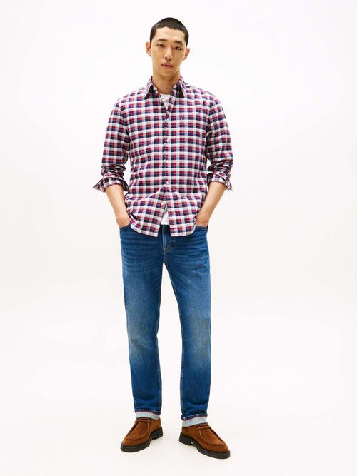 Camisa-de-cuadros-regular-de-hombre-Tommy-Hilfiger-MW0MW40465-0QJ