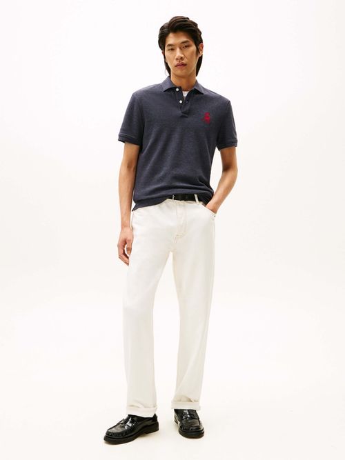 Polo-de-pique-con-escudo-TH-de-hombre-Tommy-Hilfiger-MW0MW40820-DZ0