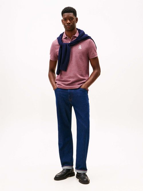 Polo-de-pique-con-escudo-TH-de-hombre-Tommy-Hilfiger-MW0MW40820-XT2