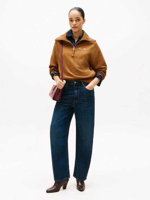 Sudadera-de-punto-interlock-de-mujer-Tommy-Hilfiger-WW0WW46632-GWP