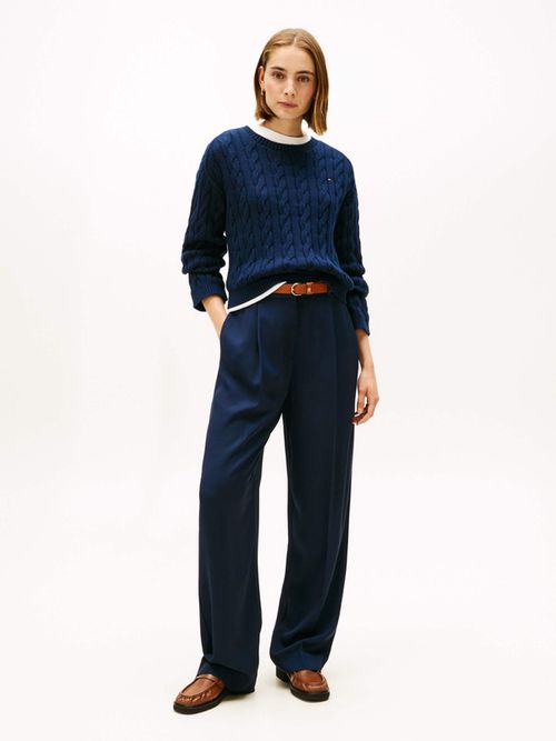 Sueter-de-punto-trenzado-con-detalle-distintivo-de-mujer-Tommy-Hilfiger-WW0WW46931-C1G