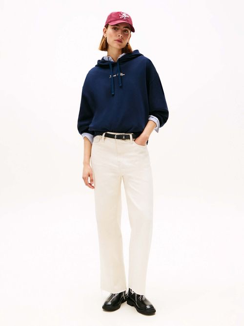 Sudadera-con-capucha-y-logo-bordado-en-el-pecho-de-mujer-Tommy-Hilfiger-WW0WW48270-C1G