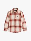 Camisa-de-cuadros-con-punto-gofrado-de-niño-Tommy-Hilfiger-KB0KB09999-0PA