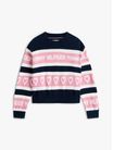 Sueter-amplio-en-intarsia-con-inscripcion-de-niña-Tommy-Hilfiger-KG0KG08837-C1G
