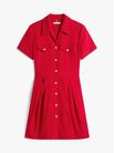 Minivestido-camisero-con-botones-dorados-de-mujer-Tommy-Hilfiger-WW0WW45819-XLD