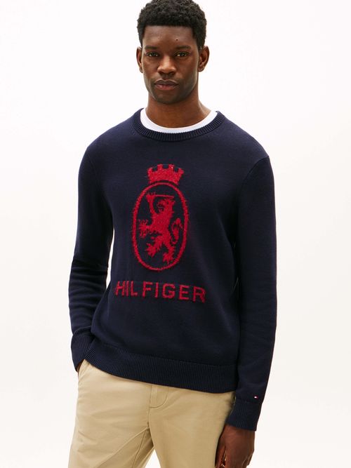 Sueter-de-cuello-redondo-con-escudo-TH-de-Hombre-Tommy-Hilfiger-MW0MW40841-DW5