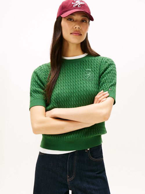 Sueter-de-manga-corta-con-escudo-de-Mujer-Tommy-Hilfiger-WW0WW47299-LZP