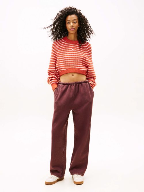 Sueter-amplio-con-parche-de-Tommy-y-lana-de-Mujer-Tommy-Jeans-DW0DW21677-SCU