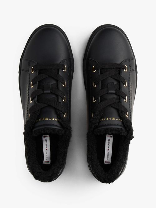 Tenis-de-piel-con-forro-calido-de-Mujer-Tommy-Hilfiger-FW0FW08824-BDS