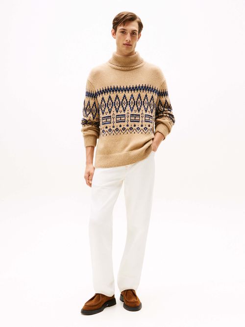 Sueter-en-mezcla-de-lana-con-greca-alpina-de-Hombre-Tommy-Hilfiger-MW0MW40843-ADN