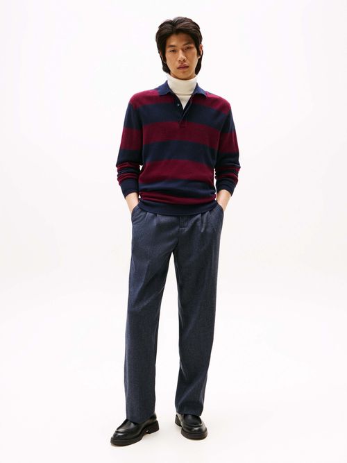 Polo-de-rugby-Smart-Casual-con-cachemira-de-Hombre-Tommy-Hilfiger-MW0MW40855-DW5