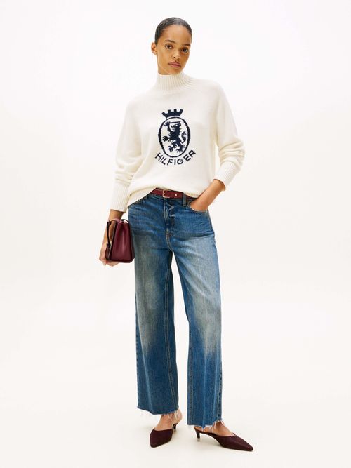 Sueter-de-cuello-perkins-con-escudo-TH-de-Mujer-Tommy-Hilfiger-WW0WW46434-Z00