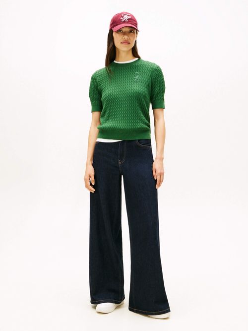 Sueter-de-manga-corta-con-escudo-de-Mujer-Tommy-Hilfiger-WW0WW47299-LZP