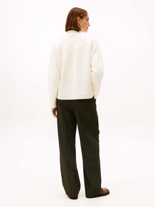 Sueter-amplio-de-punto-de-Mujer-Tommy-Hilfiger-WW0WW47645-Z00