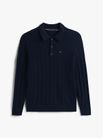 Sueter-polo-de-punto-trenzado-de-Hombre-Tommy-Hilfiger-MW0MW40185-DW5