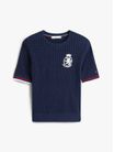 Sueter-de-manga-corta-con-escudo-de-Mujer-Tommy-Hilfiger-WW0WW47299-0ZZ