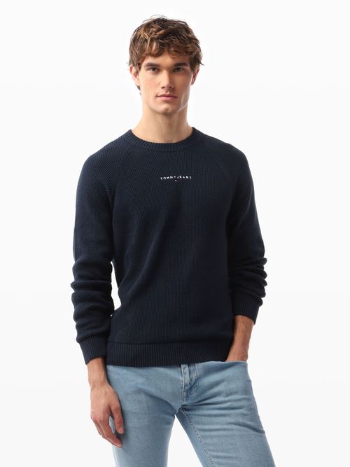 Sueter-de-Corte-Slim-con-Logo-Bordado-de-Hombre-Tommy-Jeans-DM0DM21655-C1G