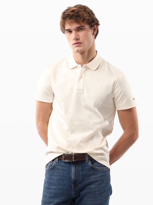 Polo-de-Corte-Regular-con-Mini-Logos-Bordados-de-Hombre-Tommy-Hilfiger-MW0MW40806-Z00