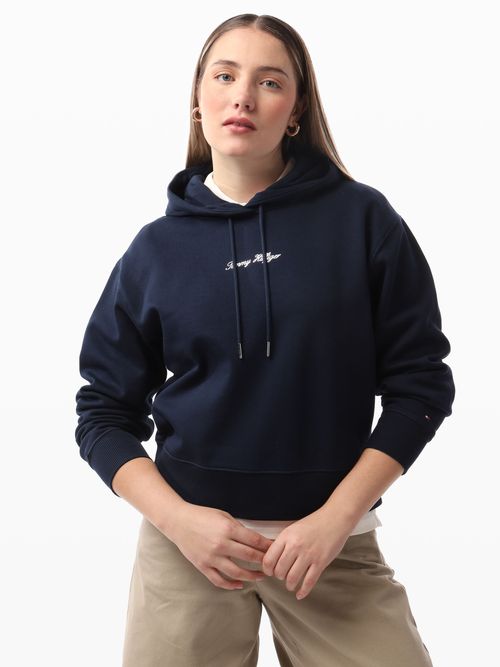 Sudadera-de-Corte-Regular-con-Logo-Estampado-de-Mujer-Tommy-Hilfiger-WW0WW47382-0YF
