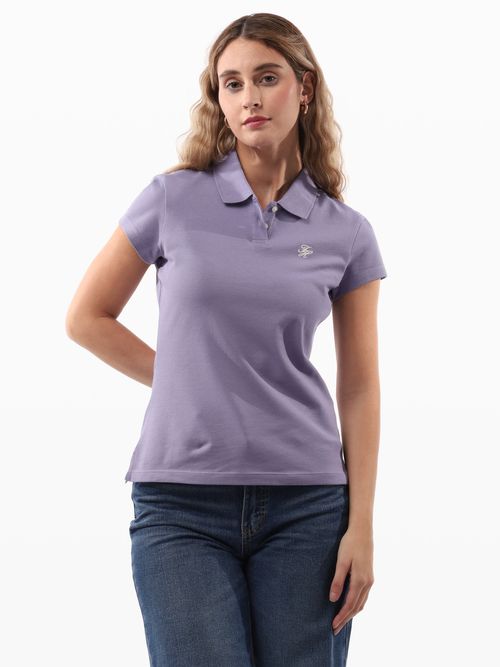 Polo-de-Corte-Slim-con-Monograma-Bordado-de-Mujer-Tommy-Hilfiger-WW0WW48271-W0G