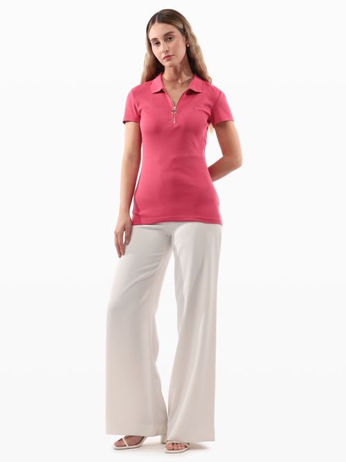 Polo-de-Corte-Slim-con-Logo-Bordado-de-Mujer-Tommy-Hilfiger-76J1536-XI0