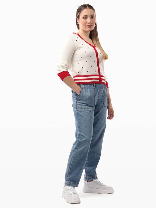 Sueter-de-Corte-Regular-con-Estrellas-Bordadas-de-Mujer-Tommy-Hilfiger-WW0WW46020-02T