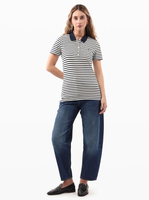 Polo-de-Corte-Slim-con-Franjas-de-Mujer-Tommy-Hilfiger-WW0WW47195-0Y7