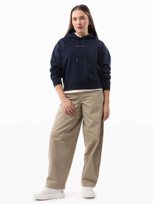 Sudadera-de-Corte-Regular-con-Logo-Estampado-de-Mujer-Tommy-Hilfiger-WW0WW47382-0YF