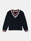 Sueter-de-Corte-Regular-con-Cuello-en-V-de-Mujer-Tommy-Hilfiger-XW06079-DW5