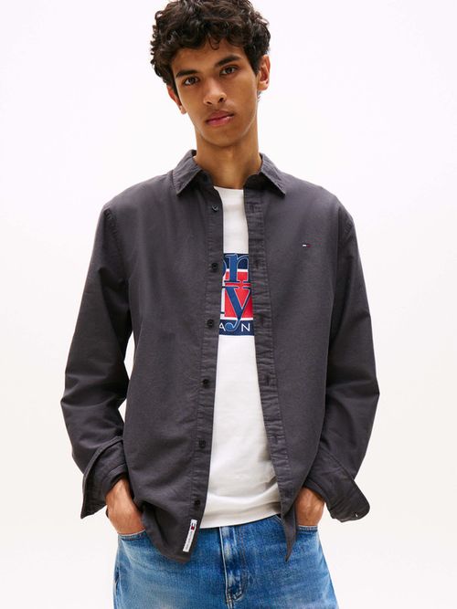 Camisa-Oxford-Con-Cuello-Abotonado-De-Hombre-Tommy-Jeans-DM0DM21298-BDS