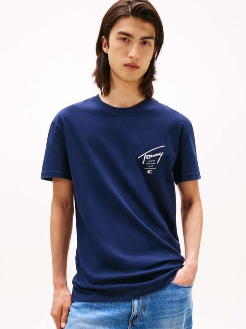 Playera-Signature-De-Punto-Con-Logo-Trasero-De-Hombre-Tommy-Jeans-DM0DM22120-C1G