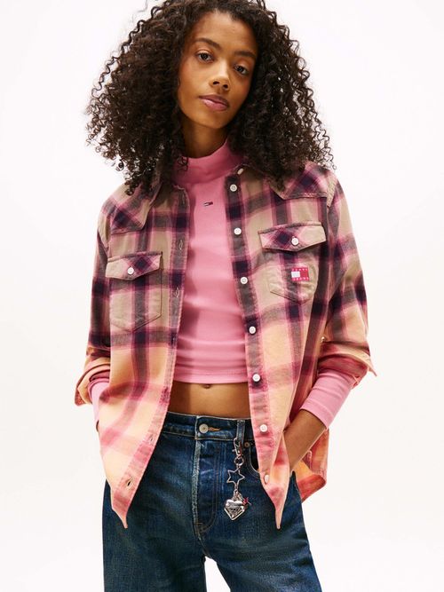 Camisa-De-Corte-Amplio-Con-Logo-De-Mujer-Tommy-Jeans-DW0DW21456-GUQ