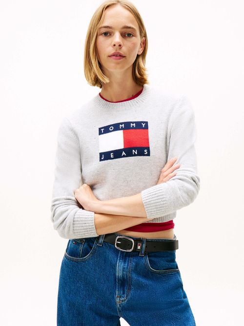 Sueter-Slim-Con-Lentejuelas-Y-Logo-De-Mujer-Tommy-Jeans-DW0DW21690-P09
