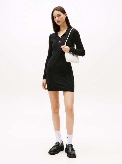 Minivestido-Sudadera-Con-Parche-De-Mujer-Tommy-Jeans-DW0DW22183-BDS