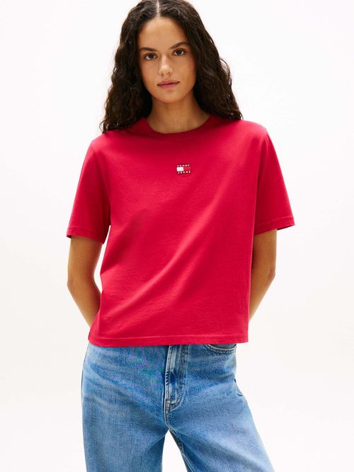 Playera-De-Cuello-Redondo-Con-Logo-Bordado-De-Mujer-Tommy-Jeans-DW0DW22202-XJP