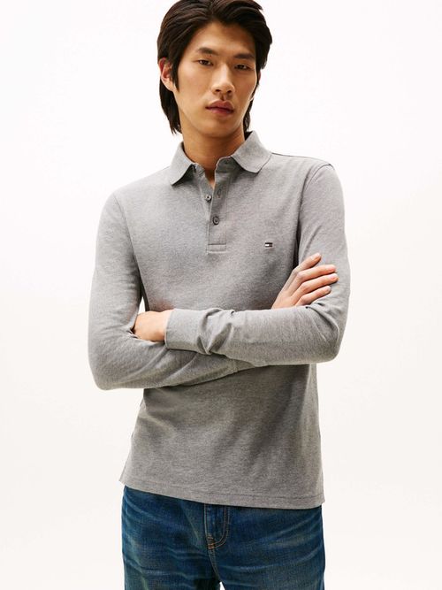 Polo-1985-De-Manga-Larga-Y-Corte-Slim-De-Hombre-Tommy-Hilfiger-MW0MW20182-P91