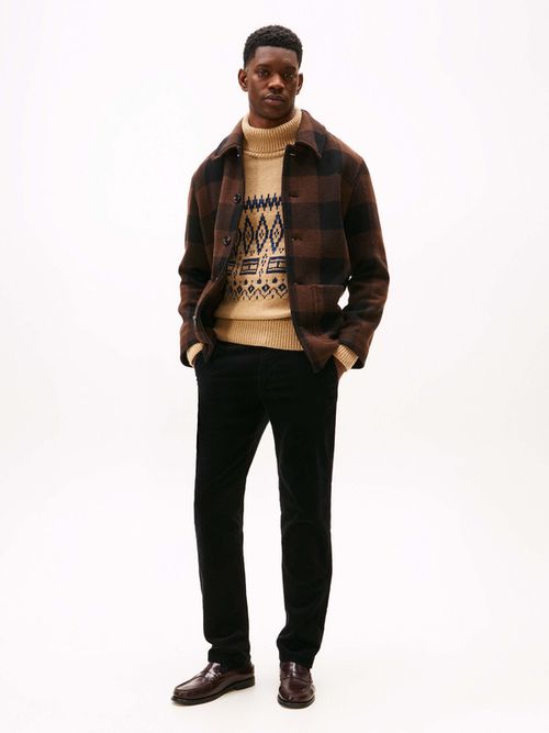 Pantalon-Chino-Denton-Recto-De-Pana-De-Hombre-Tommy-Hilfiger-MW0MW40267-BDS