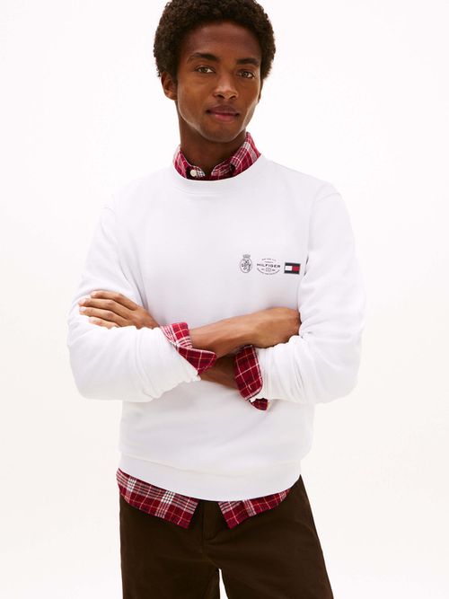 Sudadera-De-Algodon-Con-Logo-Bordado-Al-Pecho-De-Hombre-Tommy-Hilfiger-MW0MW40863-YBR