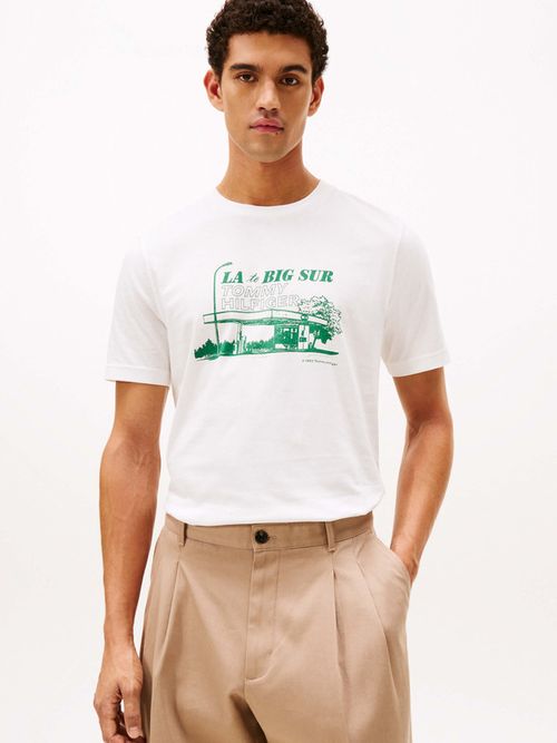 Playera-De-Cuello-Redondo-Con-Logo-Estampado-De-Hombre-Tommy-Hilfiger-MW0MW41464-YBL