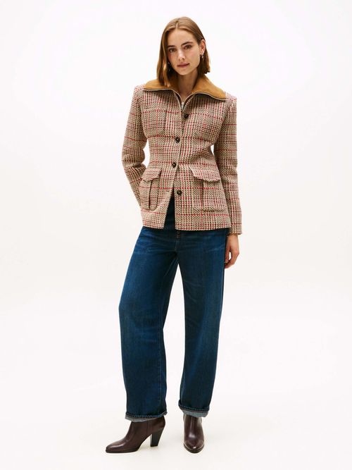 Jeans-Amplios-De-Talle-Medio-Y-Pierna-Barril-De-Mujer-Tommy-Hilfiger-WW0WW46771-1BK