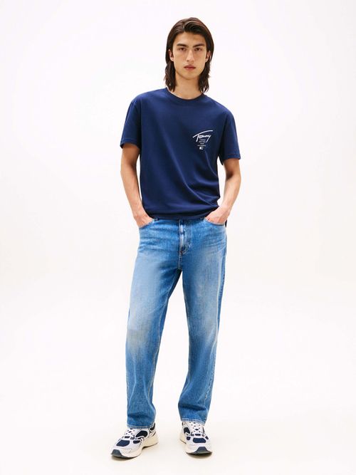 Playera-Signature-De-Punto-Con-Logo-Trasero-De-Hombre-Tommy-Jeans-DM0DM22120-C1G