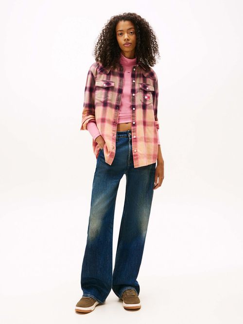 Camisa-De-Corte-Amplio-Con-Logo-De-Mujer-Tommy-Jeans-DW0DW21456-GUQ