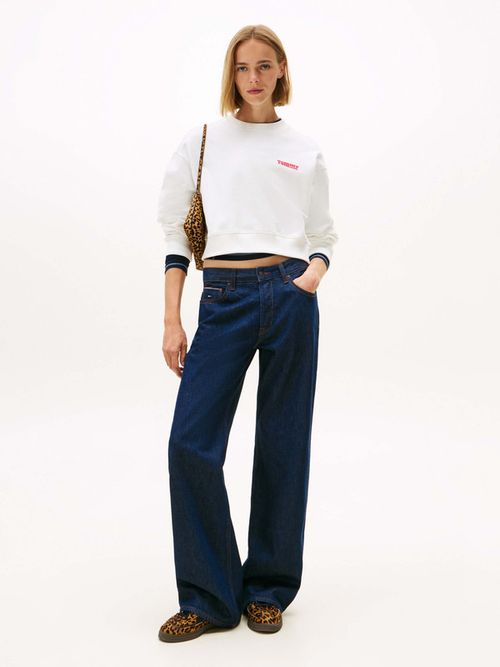 Sudadera-Corta-Con-Estampado-Grafico-De-Mujer-Tommy-Jeans-DW0DW21612-YBL