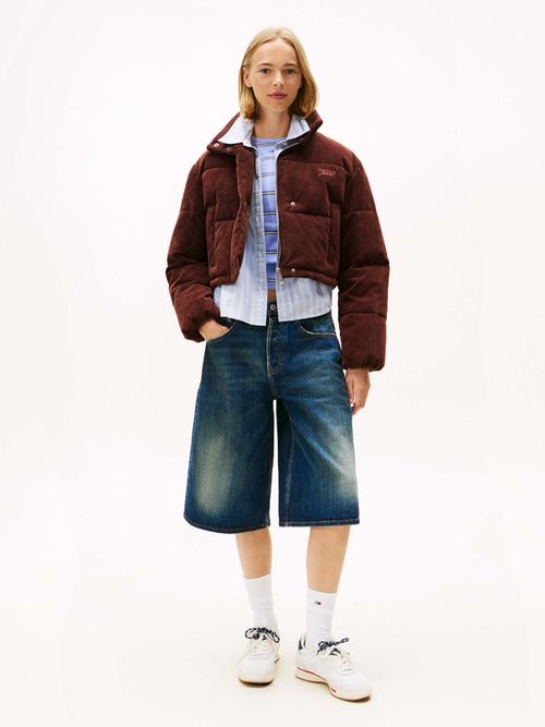 Chamarra-Acolchada-De-Pana-Con-Logo-Bordado-De-Mujer-Tommy-Jeans-DW0DW21658-GS7