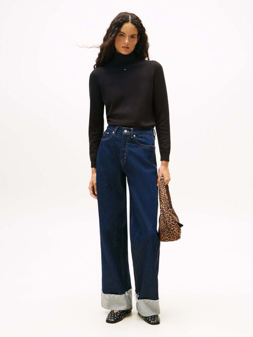 Sueter-De-Corte-Slim-Con-Cuello-Cisne-De-Mujer-Tommy-Jeans-DW0DW21672-BDS