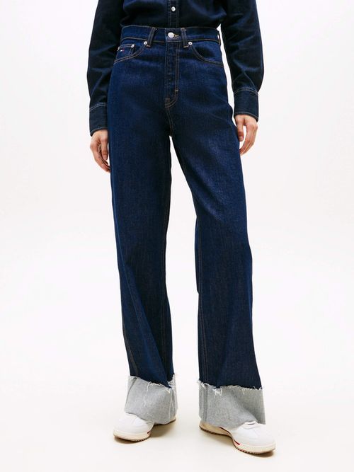 Jeans-Claire-Amplios-Con-Vuelta-De-Mujer-Tommy-Jeans-DW0DW21796-1BK
