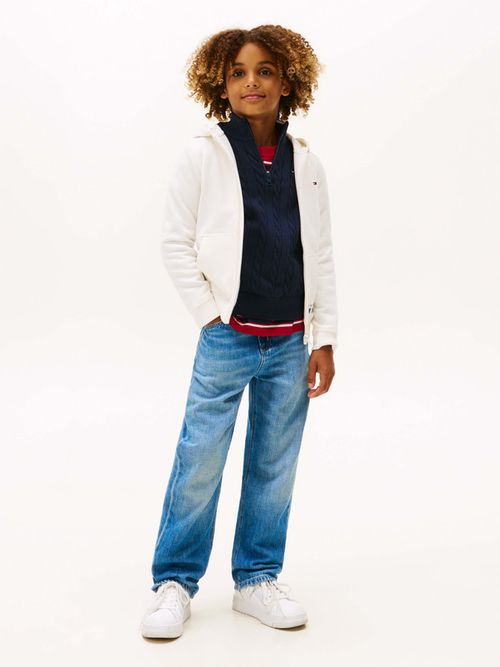 Sudadera-Con-Capucha-Y-Cremallera-De-Niño-Tommy-Hilfiger-KB0KB09894-YA8