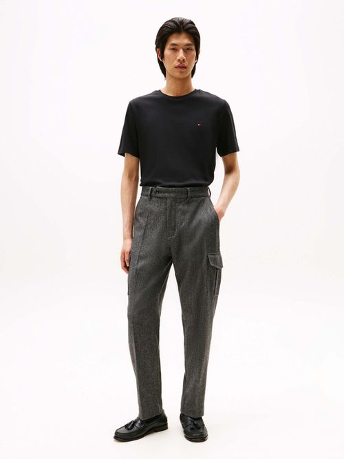 Playera-De-Cuello-Redondo-Y-Punto-Interlock-De-Hombre-Tommy-Hilfiger-MW0MW37508-BDS