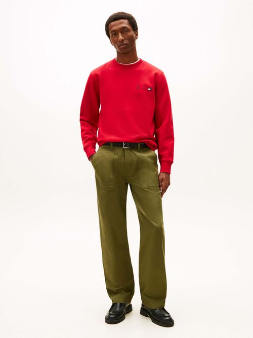 Sudadera-De-Algodon-Con-Logo-Bordado-Al-Pecho-De-Hombre-Tommy-Hilfiger-MW0MW40863-XLD